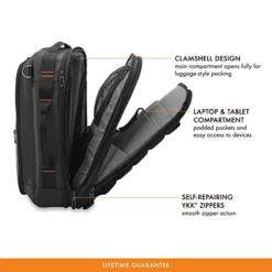 Briggs & Riley ZDX Convertible Backpack Duffel Carry-on, Black, Medium -TRAVELPRO Sales 41zr7Qo4uvL