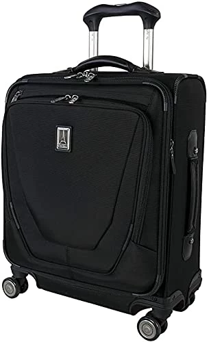 Travelpro Crew 11-Softside Expandable Luggage With Spinner Wheels (Black, Carry On - International) 1 Travelpro Crew 11-Softside Expandable Luggage With Spinner Wheels (Black, Carry On - International)