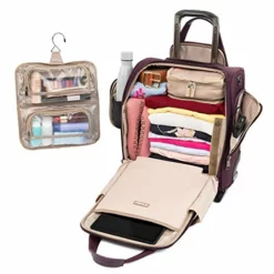 Travelpro Crew Versapack Rolling Underseat Carry-on, Perfect Plum -TRAVELPRO Sales 51 dWTLxA4L
