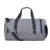 BAGSMART Travel Duffel Bag Large Weekender Bag Carry-on Luggage With Shoe Bag 40L, Grey