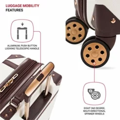 SwissGear 7739 Trunk, Hardside Spinner Luggage, Carry-On - White -TRAVELPRO Sales 51 tOy3sfAL