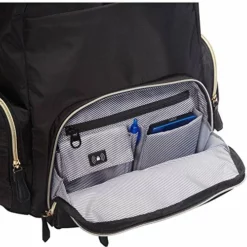 Kenneth Cole Reaction Women's Sophie Backpack Silky Nylon 15" Laptop & Tablet RFID Bookbag For School, Work, & Travel, Black With 20" Carry-On, One Size -TRAVELPRO Sales 5102NgsvGiL 417df778 fad7 4825 ae2d 30404d494650
