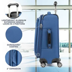 Travelpro Autopilot 2.0 Softside Expandable Spinner Luggage, Midnight Blue, 3-Piece Set, (21/25/29) -TRAVELPRO Sales 511CSTxcNMS