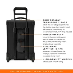 Briggs & Riley Baseline Uprights, Black, Essential 2-Wheel Carry-On 26 Briggs & Riley Baseline Uprights, Black, Essential 2-Wheel Carry-On -TRAVELPRO Sales 511VfzLs9tL