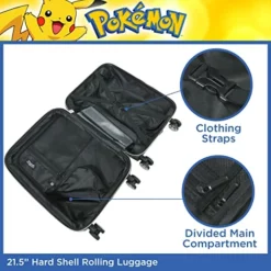 Ful Pokemon Pikachu 21 Inch Rolling Luggage, Hardshell Carry On Suitcase With Wheels, Multicolor (FBML0001-998) 11 Ful Pokemon Pikachu 21 Inch Rolling Luggage, Hardshell Carry On Suitcase With Wheels, Multicolor (FBML0001-998) -TRAVELPRO Sales 511l 6RGtaL