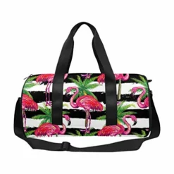 INTERESTPRINT Tropical Flamingo And Palm Tre Travel Duffel Bag, Waterproof Bag -TRAVELPRO Sales 512DDNzNTkL