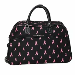 World Traveler 21-Inch Carry-On Rolling Duffel Bag, Pink Ribbon -TRAVELPRO Sales 512 9RcmHlL