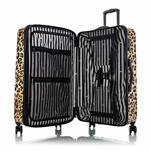 Heys America Black Leopard 3-Piece Hardside Spinner Luggage Set (Brown Leopard) 4 Heys America Black Leopard 3-Piece Hardside Spinner Luggage Set (Brown Leopard) - Image 4