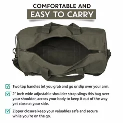 Semper Fi Skull Corp Sport Heavyweight Canvas Duffel Bag (Medium (19" X 9" X 9"), Olive & Black) -TRAVELPRO Sales 513A7bRVxRL fa97d018 6f46 460a b716 c5e3b358d7d2