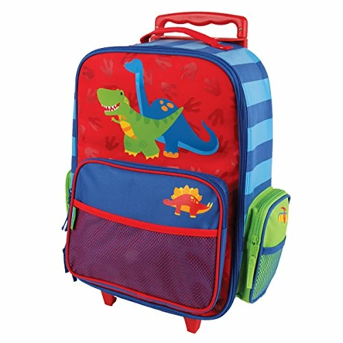 Stephen Joseph Classic Rolling Luggage, Red Dino 1 Stephen Joseph Classic Rolling Luggage, Red Dino