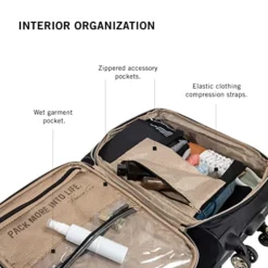 Kenneth Cole Reaction Women's Chelsea Luggage Chevron Softside 8-Wheel Spinner Expandable Suitcase Collection, Black, 20-Inch Carry On -TRAVELPRO Sales 514ZvCCq7 L 6b8e254f 0663 4924 a85e 439db192ec06