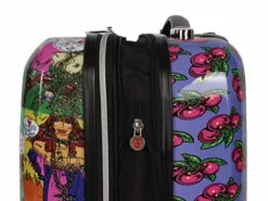 Betsey Johnson 30 Inch Checked Luggage Collection - Expandable Scratch Resistant (ABS + PC) Hardside Suitcase - Designer Lightweight Bag With 8-Rolling Spinner Wheels (Girls Print) -TRAVELPRO Sales 514rmMz5HUL