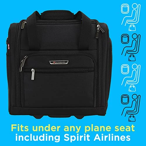 TPRC 15-Inch Under Seat Carry-On Bag, Purple, Underseater 5 TPRC 15-Inch Under Seat Carry-On Bag, Purple, Underseater - Image 5