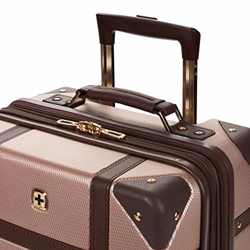 SwissGear 7739 Trunk, Hardside Spinner Luggage (Blush, Carry-On 19-Inch) 3 SwissGear 7739 Trunk, Hardside Spinner Luggage (Blush, Carry-On 19-Inch) - Image 3