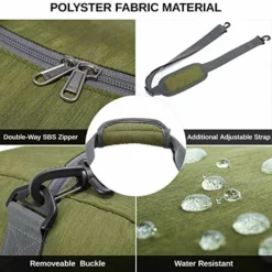 CAMEL CROWN 100L Extra Large Duffle Bag Travel Bag Lightweight Foldable Luggage For Outdoor Camping -TRAVELPRO Sales 515jamNHV2L