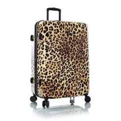 Heys America Black Leopard 30-Inch Hardside Spinner Luggage (Brown Leopard)