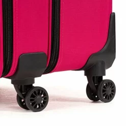 Cloe Checked Large 28 Inch Water-Resistant Luggage With 360º-spinner Wheels In Magenta Color -TRAVELPRO Sales 516J58UadtL