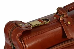 Real Leather Suit Garment Dress Carrier Travel Weekend Bag On Wheels A1236 Cognac -TRAVELPRO Sales 516db0Hcf8L
