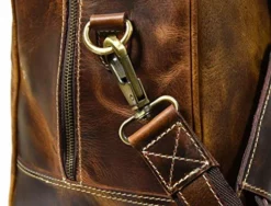 Leather Castle Genuine Vintage Men’s Duffel Sports Gym, Travel, Carry-on Luggage Bag, Light Brown -TRAVELPRO Sales 518D9O5eRvL