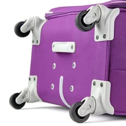 Cloe Checked Large 28 Inch Water-Resistant Luggage With 360º-spinner Wheels In Purple Color -TRAVELPRO Sales 518Jxc3 h2S