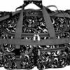Explorer Flower Paisely Travel Duffel Bag Foldable Lightweight For Women & Men YKK Zipper Gym Carry