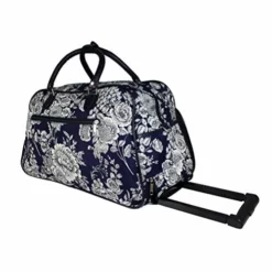 Vibrant Garden Floral Bouquet Motif Rolling Lightweight Carry On Duffel Bag, Printed Modern Graphic 8 Vibrant Garden Floral Bouquet Motif Rolling Lightweight Carry On Duffel Bag, Printed Modern Graphic -TRAVELPRO Sales 518qojz eDL