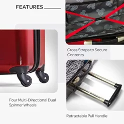 American Tourister Disney Hardside Luggage With Spinner Wheels, Mickey Mouse Pants, Checked-Large 28-Inch -TRAVELPRO Sales 51BM3B6NEKL