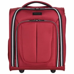 Kenneth Cole Reaction Lincoln Square 16" 1680d Polyester 2-Wheel Underseater Carry-on, Red -TRAVELPRO Sales 51BPQvlPPdL