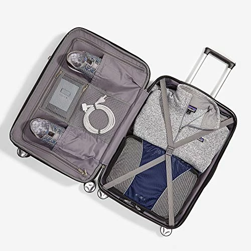 EBags Monument 26 Inches Checked Spinner (Black) 6 EBags Monument 26 Inches Checked Spinner (Black) - Image 6