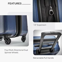 American Tourister Moonlight Hardside Expandable Luggage With Spinner Wheels, Navy, 3-Piece Set (21/24/28) 13 American Tourister Moonlight Hardside Expandable Luggage With Spinner Wheels, Navy, 3-Piece Set (21/24/28) -TRAVELPRO Sales 51BZGhT0btL 0dfb6179 0fdd 4e75 a389 ac1ac1153dd0