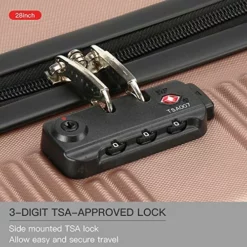 Verdi Luggage Set 3 Piece - Lightweight With USB Port Hardside Carry On Suitcase - Includes Expandable 20 Inch Carry On, 24In/TSA-Approved Lock 28In Checked Bag With 8-Wheel Rolling Spinner 8 Verdi Luggage Set 3 Piece - Lightweight With USB Port Hardside Carry On Suitcase - Includes Expandable 20 Inch Carry On, 24In/TSA-Approved Lock 28In Checked Bag With 8-Wheel Rolling Spinner -TRAVELPRO Sales 51BrmwGveCL