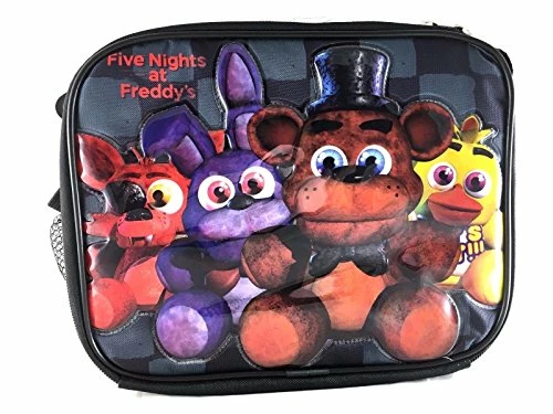 Five Nights At Freddy's Large Backpack 16" Boys School Book Bag Plus Lunch Bag 4 Five Nights At Freddy's Large Backpack 16" Boys School Book Bag Plus Lunch Bag - Image 4