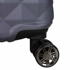 Kenneth Cole Reaction Diamond Tower Luggage Collection Lightweight Hardside Expandable 8-Wheel Spinner Travel Suitcase, Smokey Purple, 20-Inch Carry On -TRAVELPRO Sales 51CBOXIQjJL