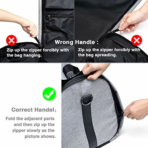 Crospack 45L Suit Garment Bag Shoulder Strap Duffle Travel Foldable Flight Bag 5 Crospack 45L Suit Garment Bag Shoulder Strap Duffle Travel Foldable Flight Bag - Image 5
