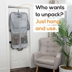 Prottoni 44-Inch Suit Carrier For Travel - Garment Suitcase With Toiletry Bag (Black + Clear Toiletry Bag, 44") -TRAVELPRO Sales 51ClaWhrSlL