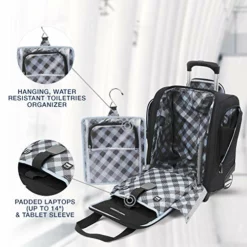 Travelpro Maxlite 5-Rolling Underseat Compact Carry-On Bag, Black, 15-Inch -TRAVELPRO Sales 51Crs4QtDKL