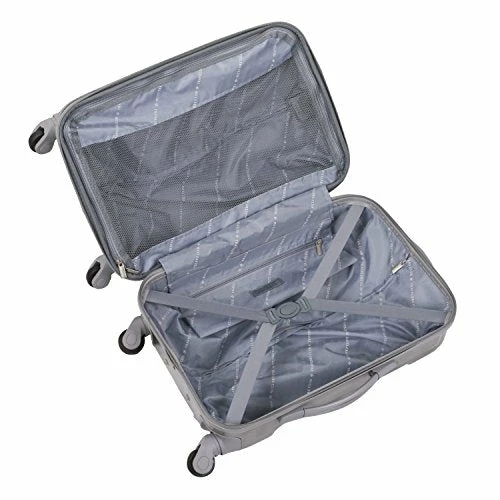 Travelers Club Polaris Hardside Metallic Spinner Luggage, Silver, Carry-On 20-Inch 6 Travelers Club Polaris Hardside Metallic Spinner Luggage, Silver, Carry-On 20-Inch - Image 6