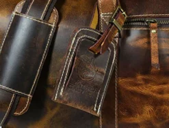 Leather Castle Genuine Vintage Men’s Duffel Sports Gym, Travel, Carry-on Luggage Bag, Light Brown -TRAVELPRO Sales 51FKZ8PQaGL