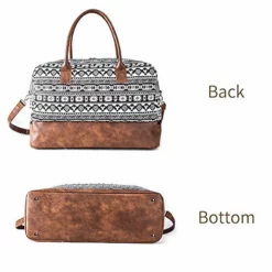 MyMealivos Canvas Weekender Bag, Overnight Travel Carry On Duffel Tote With Shoe Pouch (black) -TRAVELPRO Sales 51FL0OqldYL