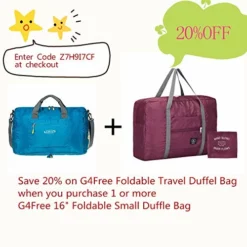 G4Free Lightweight Foldable Travel Duffel Bag Carry-on Luggage Airlines Trip Tote Bag Accessories -TRAVELPRO Sales 51FnwLNLFNL
