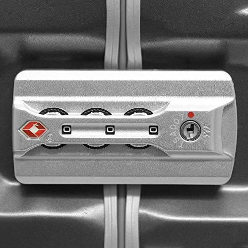 Andiamo Elegante Suitcase With Built-in TSA Lock - Zipperless 24 Inch Hardside Checked Bag- Lightweight (ABS+PC) Luggage With 8-Rolling Spinner Wheels (Gold) 3 Andiamo Elegante Suitcase With Built-in TSA Lock - Zipperless 24 Inch Hardside Checked Bag- Lightweight (ABS+PC) Luggage With 8-Rolling Spinner Wheels (Gold) - Image 3