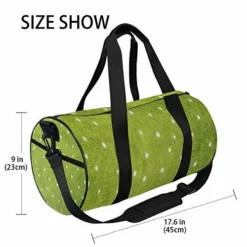Duffel Bag Green White Pattern Women Garment Gym Tote Bag Best Sports Bag For Boys -TRAVELPRO Sales 51GLQUCAgWL