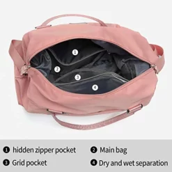 Womens Travel Bags, Weekender Carry On For Women, Sports Gym Bag, Workout Duffel Bag, Overnight Shoulder Bag Fit 15.6 Inch Laptop Pink Large 11 Womens Travel Bags, Weekender Carry On For Women, Sports Gym Bag, Workout Duffel Bag, Overnight Shoulder Bag Fit 15.6 Inch Laptop Pink Large -TRAVELPRO Sales 51IM8QkayBL