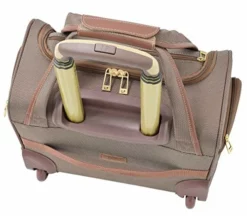 London Fog Kensington II 15" 2-Wheel Under The Seat Bag, Bronze -TRAVELPRO Sales 51K9yXGXHsL