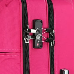 Cloe Checked Large 28 Inch Water-Resistant Luggage With 360º-spinner Wheels In Magenta Color -TRAVELPRO Sales 51KCVWzg5QS