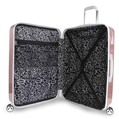 BEBE Women's Stella 21" Hardside Carry-on Spinner Luggage, Rose Gold, One Size 6 BEBE Women's Stella 21" Hardside Carry-on Spinner Luggage, Rose Gold, One Size - Image 6