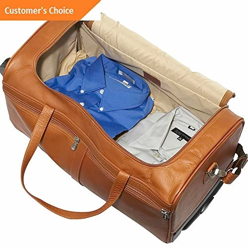 Sandover Piel Duffel On Wheels 3 Colors Softside Carry-On NEW | Model LGGG - 3477 | 1 Sandover Piel Duffel On Wheels 3 Colors Softside Carry-On NEW | Model LGGG - 3477 |