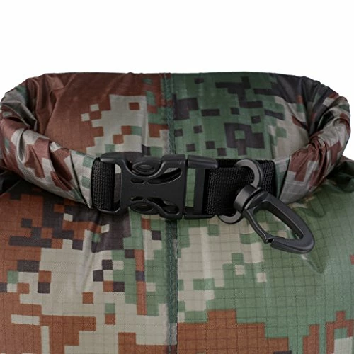 Dovewill 5L 10L 20L Outdoor Rafting Stuff Sack Dry Bag Pouch Roll Top Waterproof Duffel Dry Gear Bag For Kayaking Canoeing Camping - Digital Camo, 20L 4 Dovewill 5L 10L 20L Outdoor Rafting Stuff Sack Dry Bag Pouch Roll Top Waterproof Duffel Dry Gear Bag For Kayaking Canoeing Camping - Digital Camo, 20L - Image 4