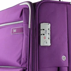 Cloe Checked Medium 24 Inch Water-Resistant Luggage With 360º-spinner Wheels In Purple Color 14 Cloe Checked Medium 24 Inch Water-Resistant Luggage With 360º-spinner Wheels In Purple Color -TRAVELPRO Sales 51Op05ZlZ L