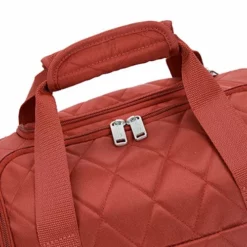 AmazonBasics Underseat Carry On Rolling Travel Luggage Bag - Red Quilted 13 AmazonBasics Underseat Carry On Rolling Travel Luggage Bag - Red Quilted -TRAVELPRO Sales 51P7DNgnzLL